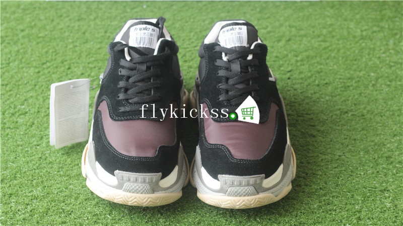 balenciaga triple s femme bordeaux